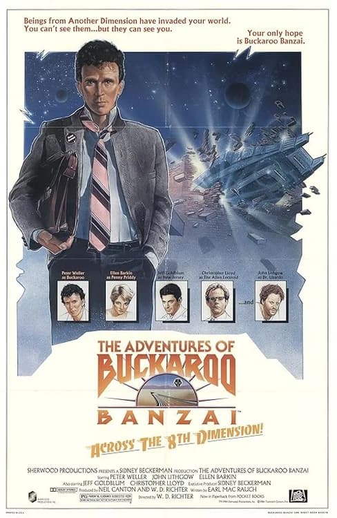 The Adventures of Buckaroo Banzai Across the 8th Dimension film posteri
