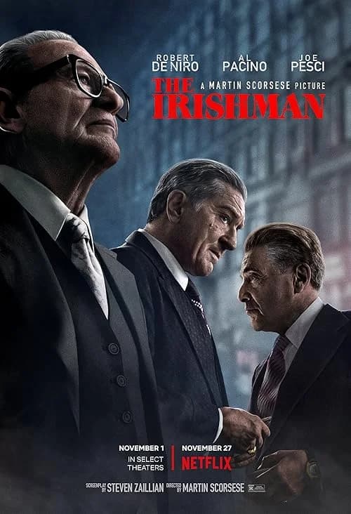 The Irishman film posteri